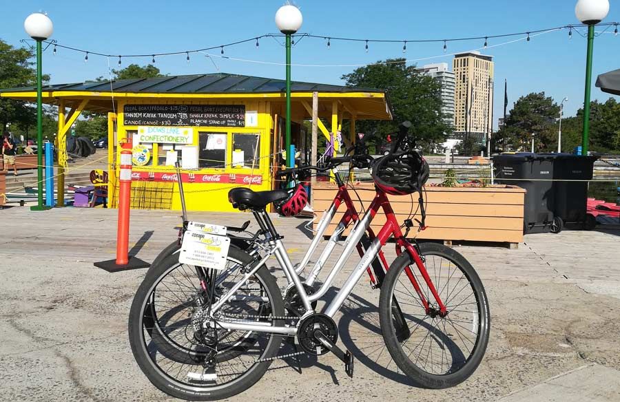 Rent a bike at Dows Lake Pavilion by Escape Bicycle Tours and Rentals in Ottawa. All sizes available daily 