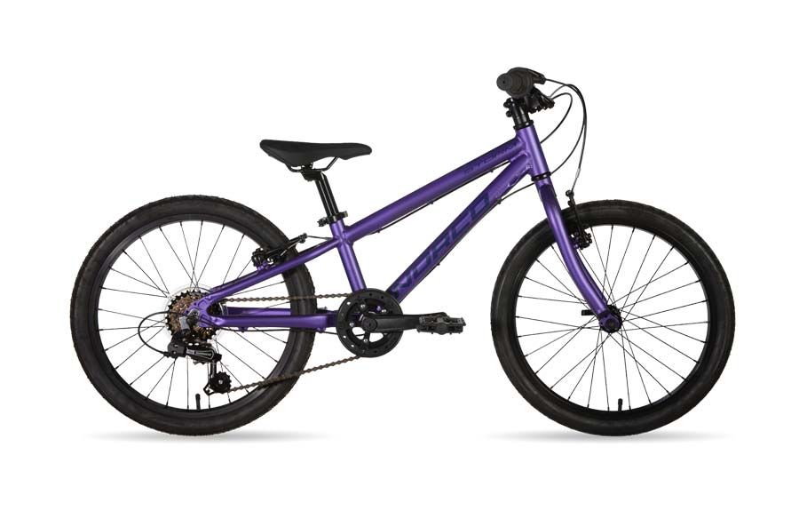 Norco purple 20 inch wheel size kids’ bike rental in Ottawa at Escape Tours Rentals on Sparks St.. Rent a kids’ bike 