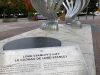 A stop at the Stanley cup Monument at sparks St. in Ottawa during Good Sports Bike Tour with Escape Tours and Rentals.