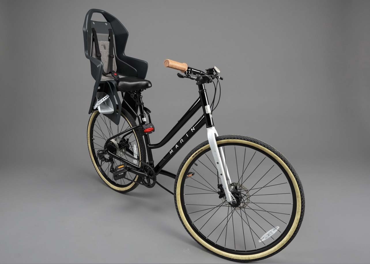 Child seat (9 to 20 kg weight limit) on a M adult bike only