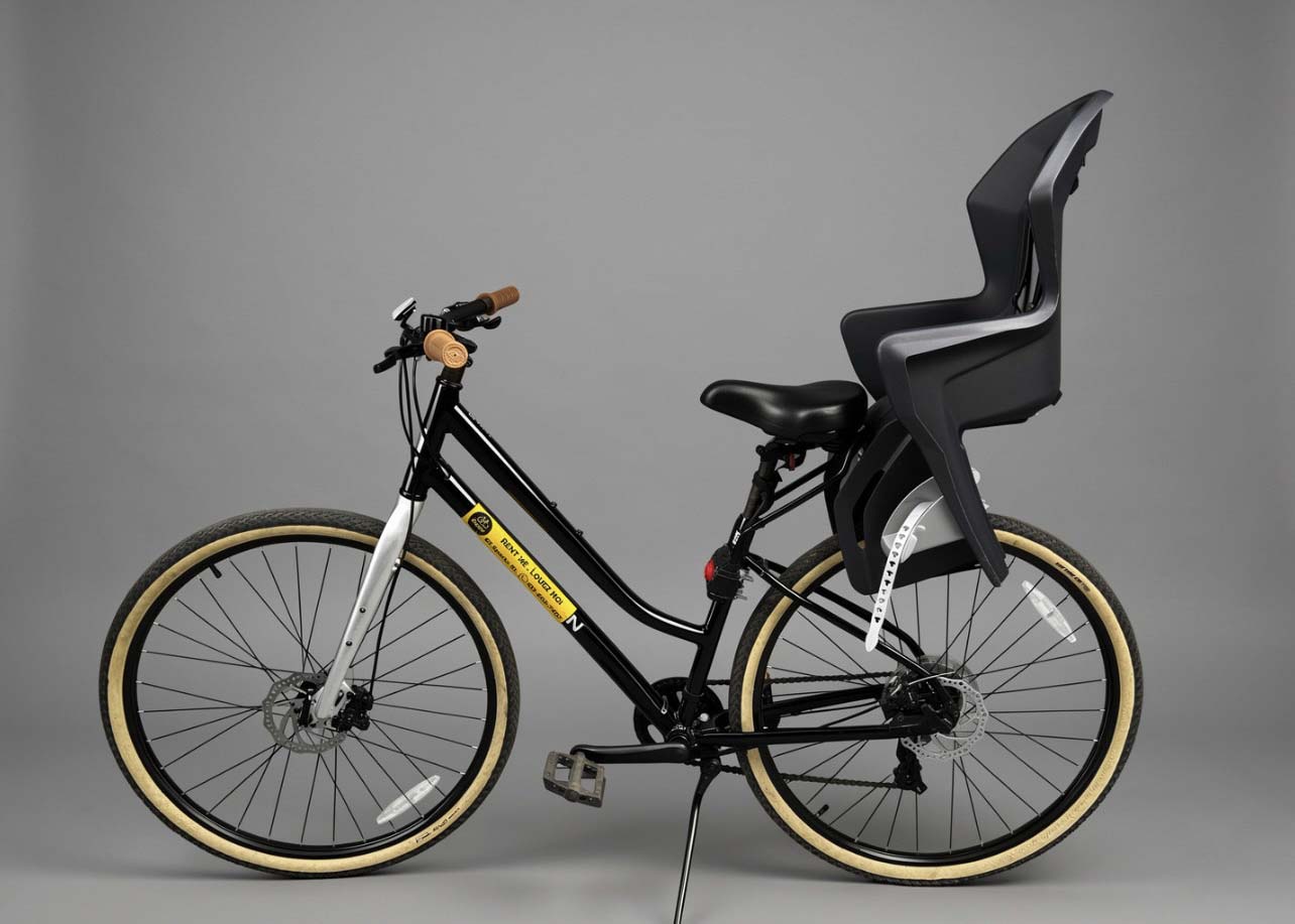 Child seat (9 to 20 kg weight limit) on a M adult bike only
