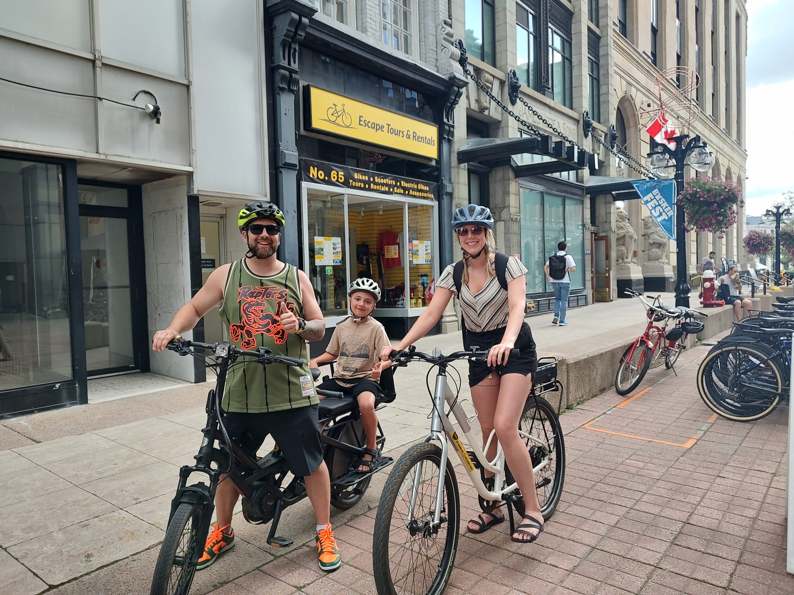 Ottawa Adaptive Cargo bike rental for families