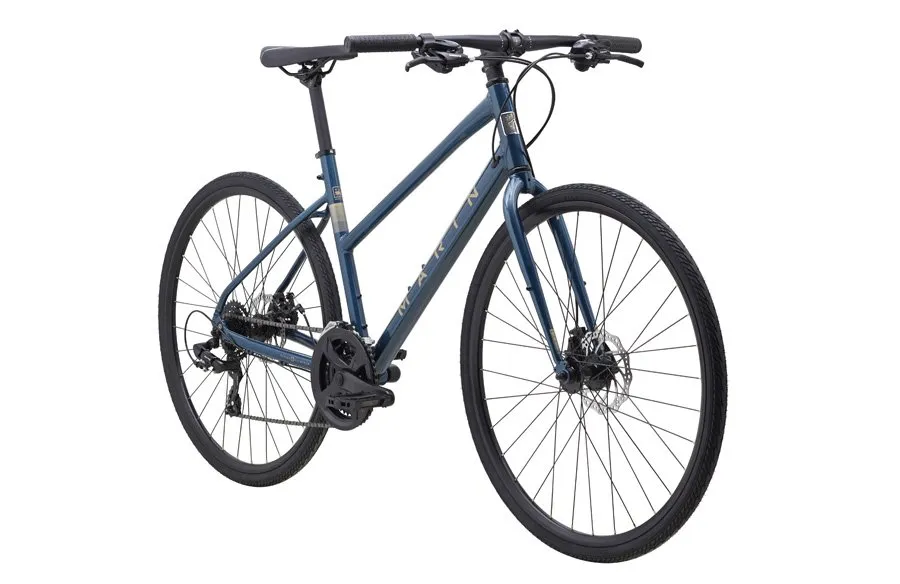 Marin Fairfax step-through hybrid performance commuter for rent in Ottawa on Sparks St.