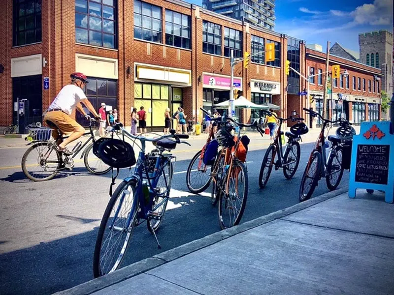 Rent a  bike and explore Centretown Ottawa Food scene with our self-guided city tours
