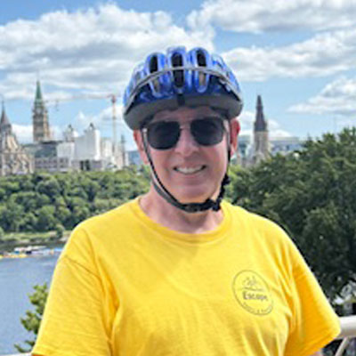 Eddie Gillis - Bike tour guide at Escape bicycle tours and rentals in Ottawa