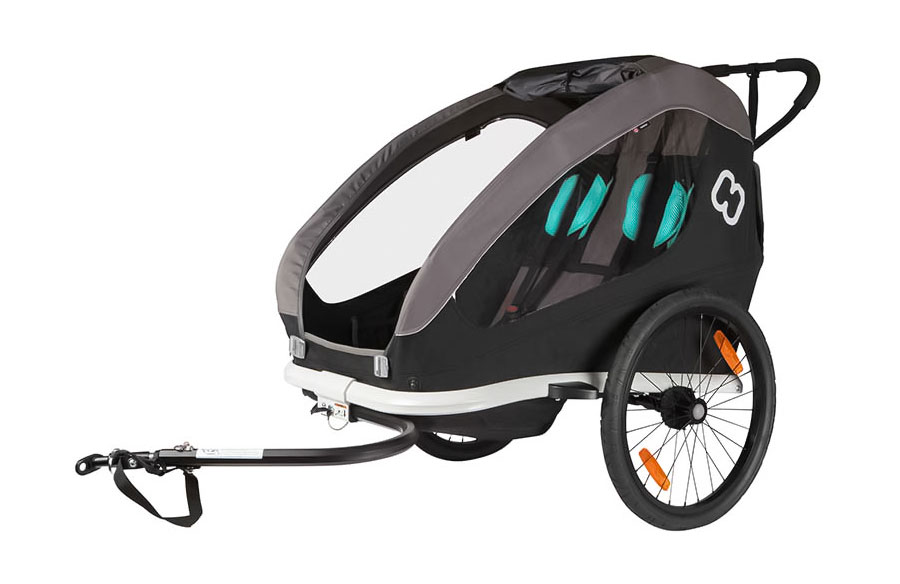 Rent a Hammax Double Bike trailer in Ottawa for kids from 6 months old to 5 year old