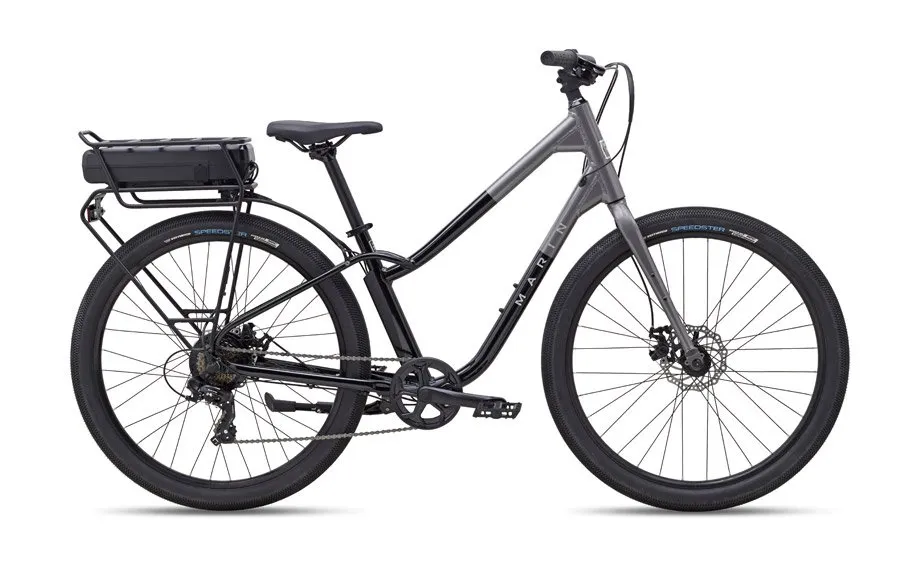 Rent an electric bike Marin Stinson E crossbar or join a bike tour with the Ebike in Ottawa