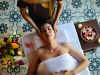 A guest is relaxing with a massage after an Ottawa bike tour with Escape Tours and Rentals in Ottawa