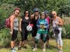 Friends visit Fletcher wildlife garden during a private best of Ottawa bike tour of Ottawa to celebrate a birthday with Escape Tours and Rentals