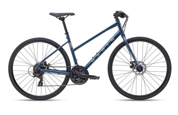 Marin Fairfax step-through hybrid performance commuter for rent or bike tour in Ottawa on Sparks St.