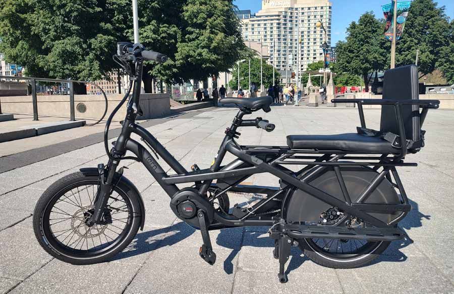 Cargo Bike is available for rent for individuals with mobility or balance issues at Escape Tours and Rentals on Sparks St.