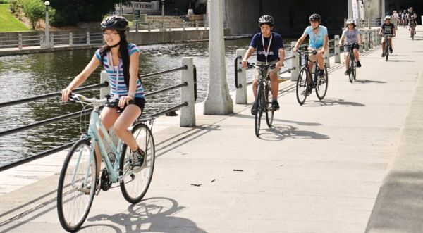 biking in ottawa when you arrive by ViaRail