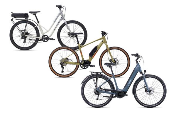 Cube, Stinson E, and Sausalito E electric bike rental in Ottawa with Escape Tours and Rentals