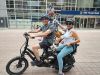 Cargo bike rental with 2 kids