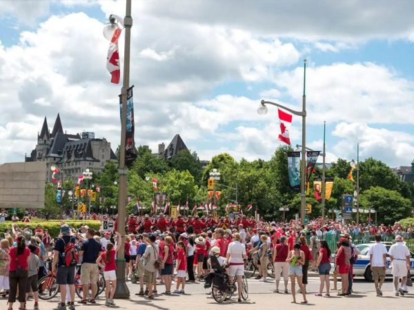 Canada Day celebrations on Parliament Hill Ottawa — free fireworks and concerts