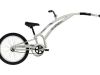 Adams trail-a-bike or tag-along bike rental for kids 5-7 year old at Escape Tours Rentals on Sparks St., Ottawa